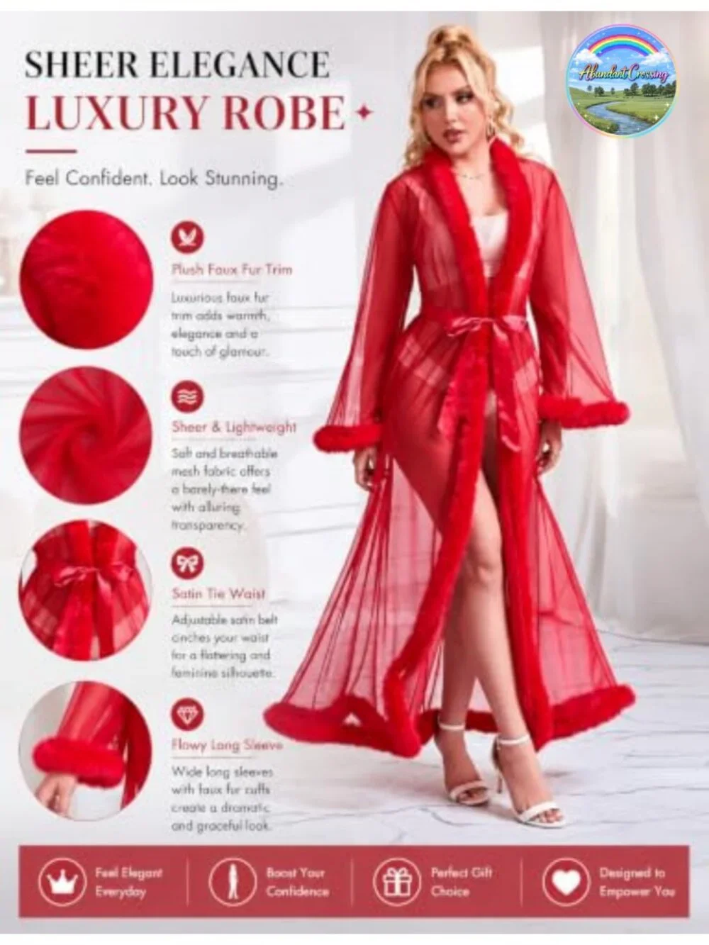 N/A flowy faux